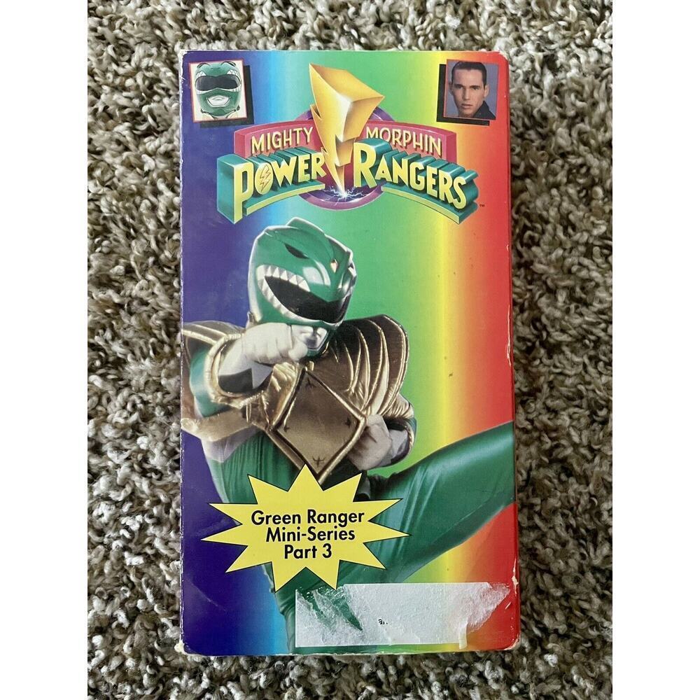 1994 Saban Entertainment Power Rangers Green Ranger Mini-Series Part‎ 3 VHS